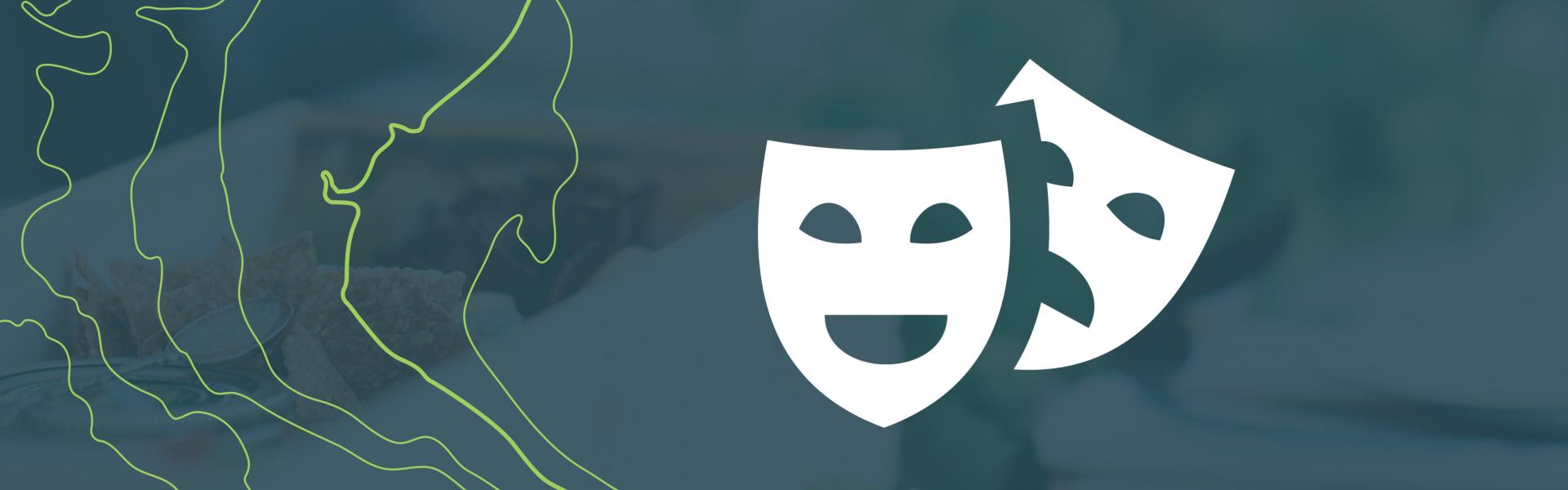 Theatre masks icon