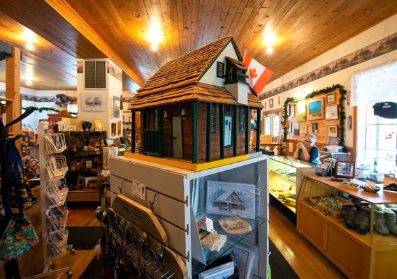 Locally-made crafts and products on display at Cariboo Keepsakes